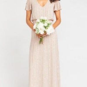 Show Me Your Mumu Michelle Flutter Dress Beaded